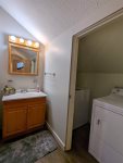Second Bathroom With washer and dryer in Waterville Estates Condo